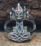 Ring Thorshammer Gr. 57-74 (th27)- Edelstahl