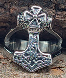 Ring Thorshammer Gr. 55-76 (th33)- Edelstahl