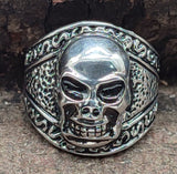 Ring Totenkopf Gr. 62-70 - Edelstahl TK3