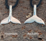 Anhänger 128 Walflosse - Silber