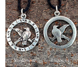 Anhänger 329 Raben - Silber