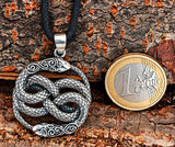 Anhänger 330 Schlangen - Silber