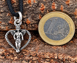 Engel 337 mit Schlangenkette - Silber