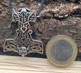 Thorshammer 245 mit Königskette - Silber