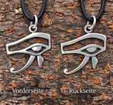 Auge des Horus 120 mit Schlangenkette - Silber