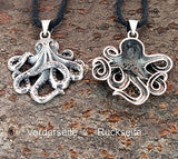 Anhänger 388 Oktopus - Silber