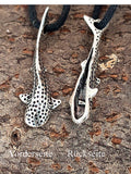 Walhai 389 mit Schlangenkette - Silber
