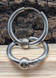 Klappcreole silberne 16 x 2,5 mm - Edelstahl kcsi14