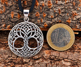 Lebensbaum 327 mit Schlangenkette - Silber