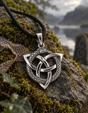 Keltenknoten 326 mit Schlangenkette - Silber