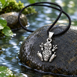 Anhänger 114 Frosch - Silber