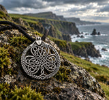 Shamrock 103 mit Korbkette - Silber
