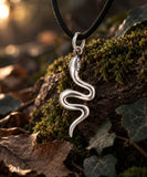 Anhänger 5 Schlange - Silber