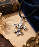 Fleur-de-Lis 184 mit Schlangenkette - Silber