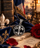 Fleur-de-Lis 239 mit Korbkette - Silber