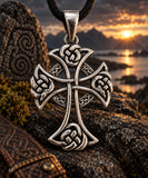Keltenkreuz 171 mit Schlangenkette - Silber