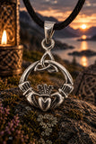 Claddagh 105 mit Schlangenkette - Silber