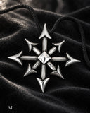 Anhänger 59 Chaosstern - Silber