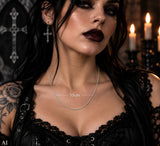 Schlangenkette 2 mm - hell - Silber