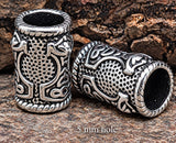 Bartperle Thorshammer 5 mm - Edelstahl