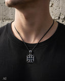 Eisernes Kreuz 102 mit Königskette - Edelstahl