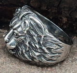 Ring Löwenkopf, Gr. 55-75 (edloe) - Edelstahl