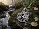 Anhänger 318 Triskele - Silber