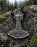 Anhänger 347 Thorshammer - Silber