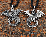 Anhänger 236 Drache - Silber