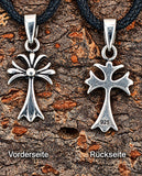 Anhänger 17 Kreuz - Silber