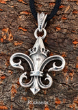 Anhänger 40 A Fleur-de-Lis - Silber
