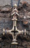 Anhänger 73 Wolfskreuz - Bronze