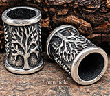 Bartperle Lebensbaum 7mm - Silber