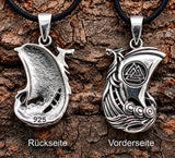 Anhänger 461 Wikingerschiff - Silber