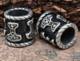 Bartperle Thorshammer 8 mm - Edelstahl