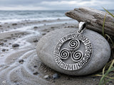 Triskele 231 mit Schlangenkette - Silber