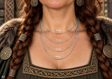 Web of Wyrd 351 mit Schlangenkette - Silber