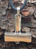 Thorshammer 226 mit Schlangenkette - Silber
