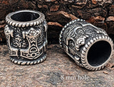 Bartperle Thorshammer 8 mm - Silber