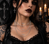 Schlangenkette 2 mm - hell - Silber
