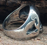 Ring Totenkopf, Gr. 55-74 (tk19) - Edelstahl