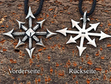 Chaosstern 59 mit Schlangenkette - Silber