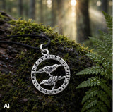 Raben 234 mit Schlangenkette - Silber