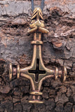 Anhänger 72 Wolfskreuz - Bronze
