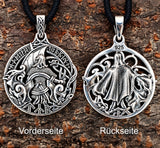 Tyr mit Fenrir 398 mit Schlangenkette - Silber