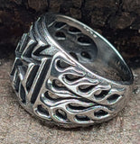 Ring Eisernes Kreuz, Gr. 55-71 (edekfl) - Edelstahl