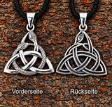 Keltenknoten 325 mit Schlangenkette - Silber
