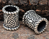 Bartperle Keltenknoten 8 mm - Silber