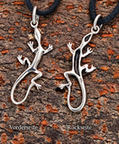 Anhänger 3 Echse - Silber
