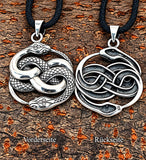 Anhänger 237 Schlangen - Silber